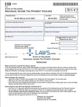 oklahoma tax forms 2014