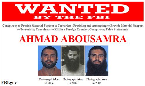 $50,000 Reward for Help in Locating Ahmad Abousamra