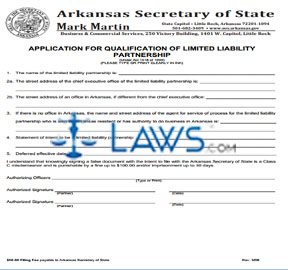 Form Application for Qualification of LLP (new code)  