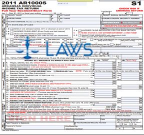 Form AR1000S Individual Income Tax Return Resident Short Form