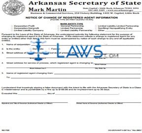 Form DO-03 Notice of Change of Registered Agent for LLC  