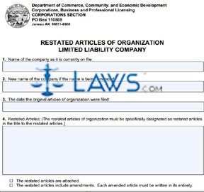 Form 08-471 Restated Articles of Incorporation  