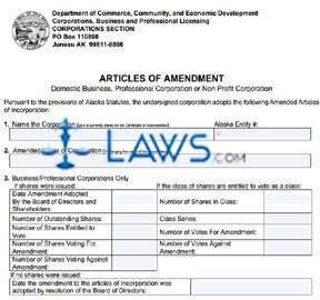 Form 08-440 Articles of Amendment 