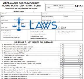 Form 04-611sf Corporation Net Income Tax Return Short Form 
