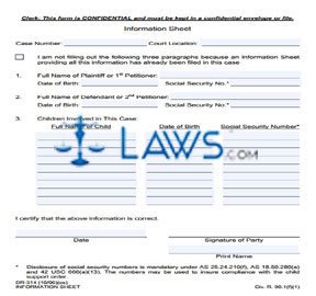 Form DR-314 Information Sheet 