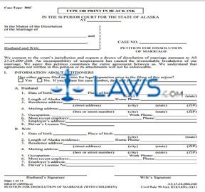 Form DR-105 Petition for Dissolution of Marriage (with children)