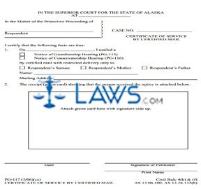 FREE Certificate of Service by Certified Mail FREE Legal Forms LAWS com