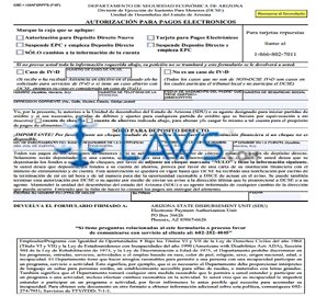 CSE-1129AS Autorización Para Pagos Electronicos