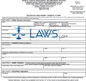 Form 9: Address and Name Change