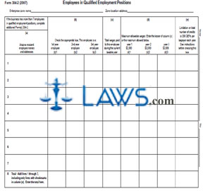 Form 304-2 Employees in Qualified Employment Positions