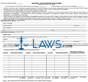 Form 82130AA Agency Authorization Form 
