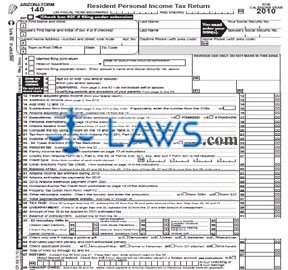Form AZ-140 Resident Personal Income Tax Package 