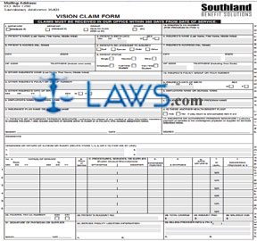 Southland National Vision Claim Form