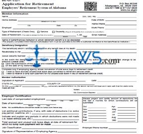 Retirement Application Packet Part I State
