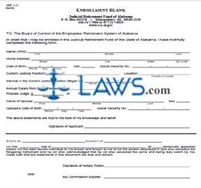 Form JRF 1-C Enrollment Blank