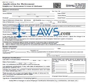 Retirement Application Packet for State Employees Part I 