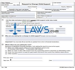Form PS-02 Request To Change Child Support