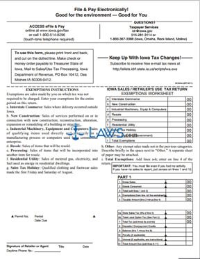 Form 32022 Retail Use Tax