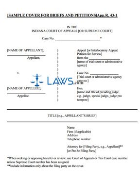 Cover for Brief Rule 43(I)
