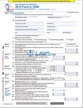 Form IL-1040 Individual Income Tax 