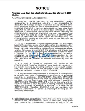Form 3416 Domestic Relations Notice (DuPage County) 