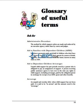 Glossary of terms