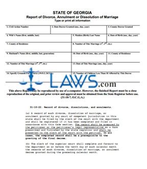 Form 3907 Report of Divorce, Annulment or Dissolution of Marriage 