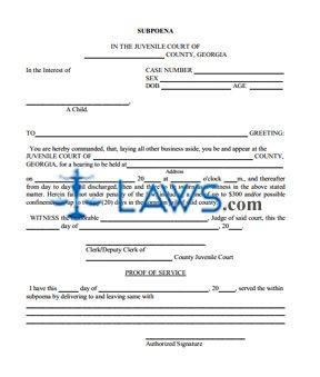 Subpoena