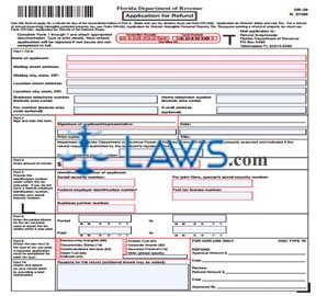 Form DR-26 Application for Refund