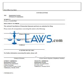 Form Statement of Dissolution (Partnership) 