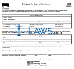 Form DR-841 Request for Copy of Tax Return 