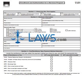 Form DR-600A Enroll to Remit Payments to Agencies Other Than the Department of Revenue 