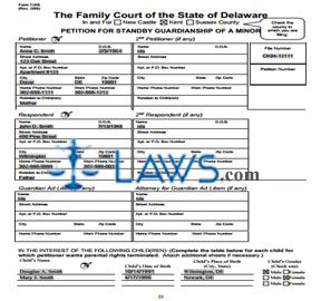 Form Standby Guardianship Instruction Packet