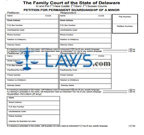 Form 126P Petition for Permanent Guardianship of a Minor