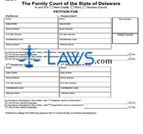 Form 190A Generic Petition - Extra Participants  