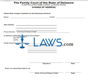 Form 595 Change of Address  