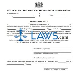 Promissory Note - Print-only Form