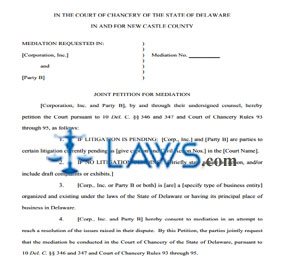 Joint Petition for Mediation (PDF format) 