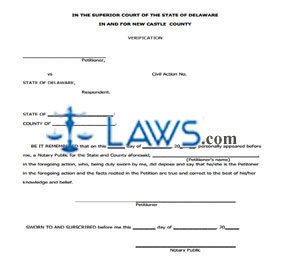 Expungement of Criminal Records. New Castle County Petition