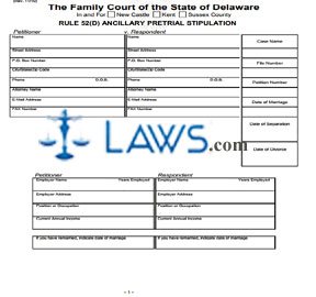 Ancillary Pretrial Stipulation - Rule 52(D)(Fill-In Word document)