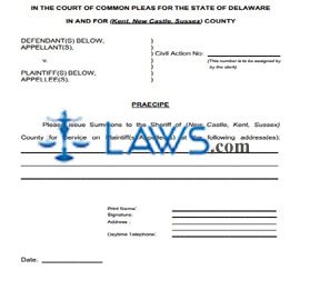 Appeal Praecipe for JP Court Appeal - Defendant