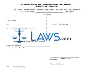 Appeal from an Administrative Agency