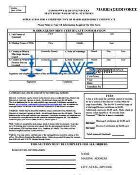 Form VS-230 Application for a Certified Copy of Marriage Divorce Certificate