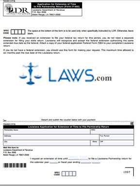 Form R-6463 Application for Extension of Time to File Partnership Return