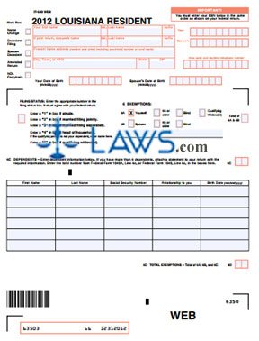 Form IT-540 Resident Income Tax Return