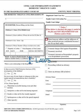 Petition: For Temporary Emergency (TEPO) Protective Order