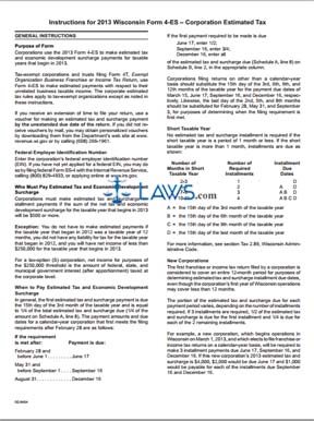 Form 4-ES Corporation Estimated Tax Voucher Instructions