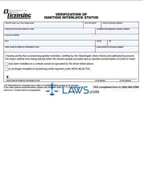 Form ACRC-510-411 Verification of Ignition Interlock Status