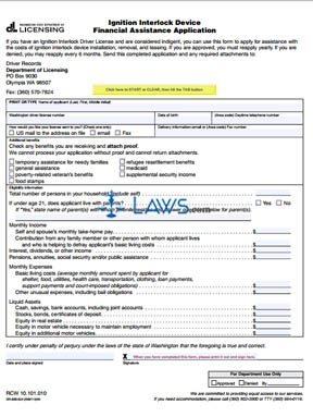 Form DR-500-024 Ignition Interlock Device Financial Assistance Application