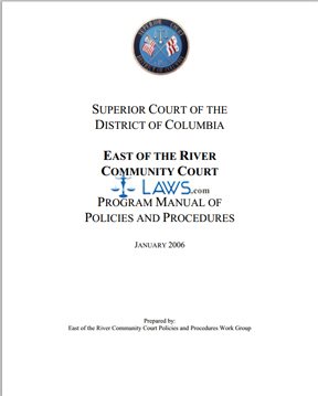 East of the River Community Court Procedures